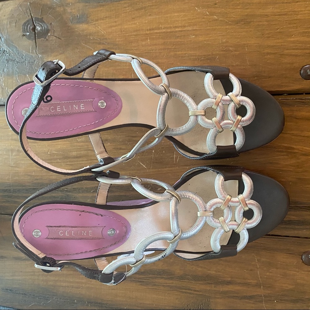 Celine pink patent platforms - Picture 6 of 8